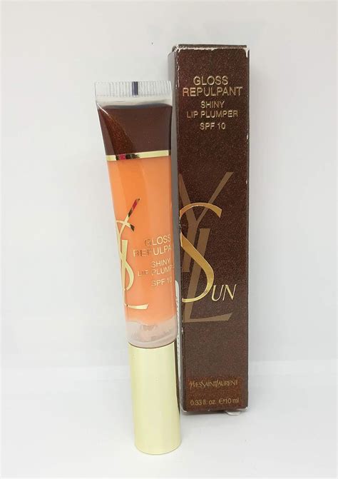 ysl gloss repulpant shiny lip plumper|More.